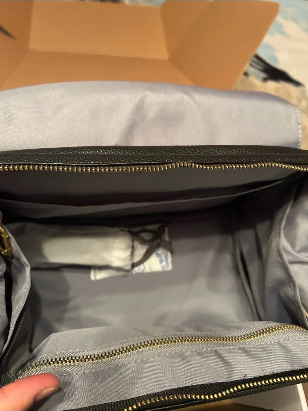 6 pc Clevermade Diaper Bag Set New black